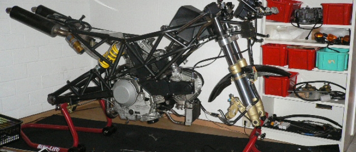 THE CRANKCASE. Bimota Db 2 SR tricolore rental hire motorcycle